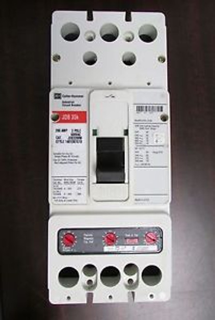 EATON CUTLER HAMMER Industrial Circuit Breaker JDB3200W 600VAC 3 Poles