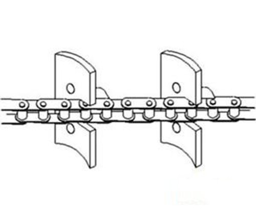 240610M92 Massey Ferguson Clean Grain Elevator Chain Models 405, 410, 540