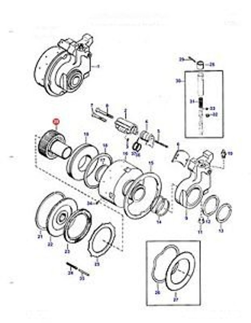 Pto Clutch Gear 1868548M2 For Massey Ferguson 135, 165, 50C