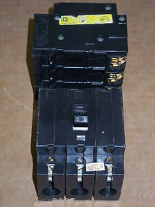 Square D EH4 3 pole 60 amp 480y/277v EH34060 Circuit Breaker  EH