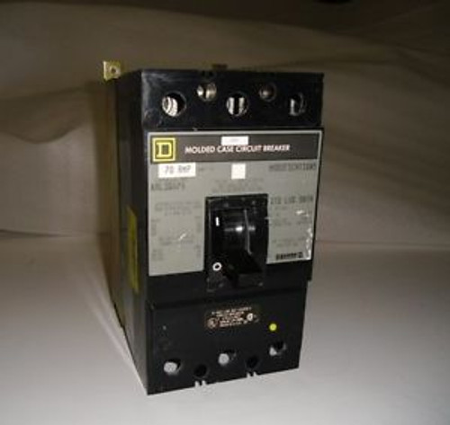 SQUARE D KAL36070  70 Amp 3Pole 600V Molded Case Circuit Breaker