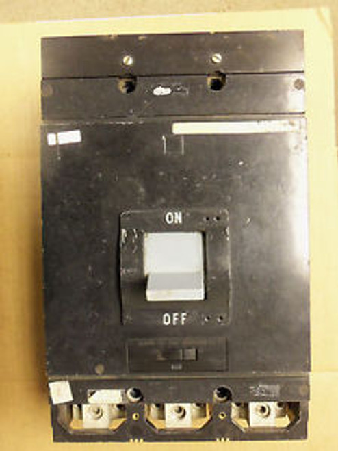 Square D MHL MHL36800 800 amp 600v 3 pole Circuit Breaker Black face