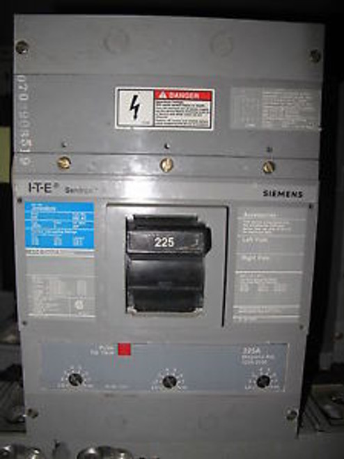 Siemens JXD63B225 225 Amp Circuit Breaker