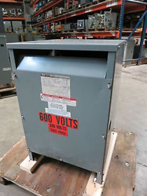 Square D 45 kVA 600 Delta to 208Y/120 45T8H 3 Phase Transformer 33760-17312-009