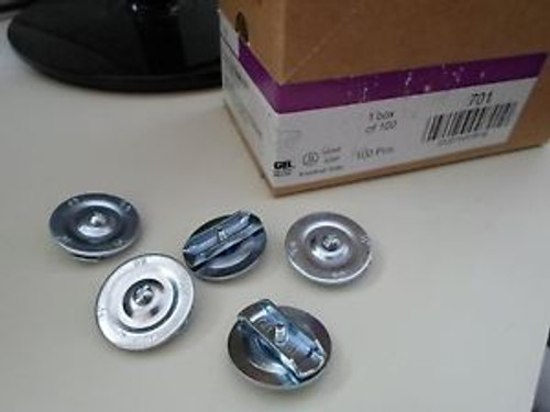 1/2 Gardner Bender 701 Knockout Seals Conduit Hole Bolt-On Gb Ko701 1/2 Gardner Bender 701 Knockout Seals Conduit Hole Bolt-On Gb Ko701