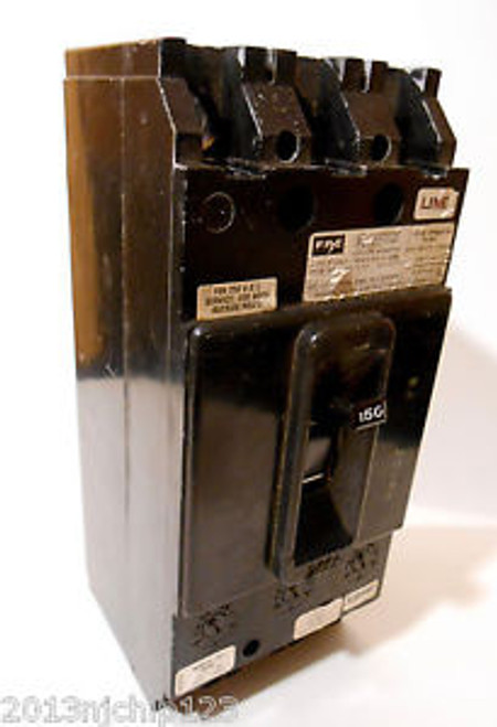 FEDERAL PACIFIC FPE CIRCUIT BREAKER 150 AMP 480V 3 POLE Type NFJ Issue LL-2272