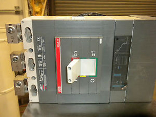 ABB CIRCUIT BREAKER TYPE S6H 800 AMP 3 POLE 600 VOLT 800 AMP SACE PR211 TRIP