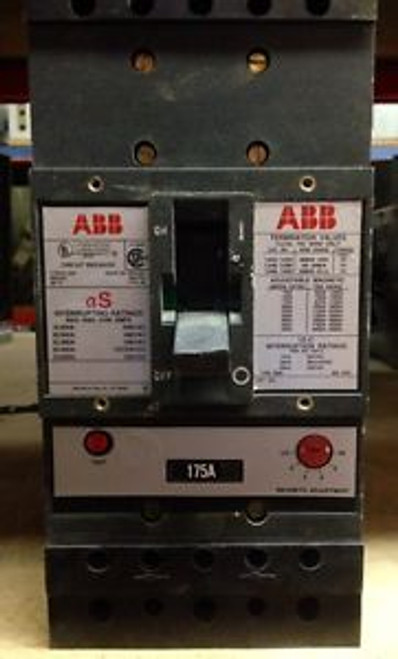 Type JS ABB Circuit Breaker 175A 3 Pole with 120V Shunt