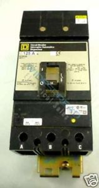 SQUARE D Circuit Breaker KC34125 65K 125A 480V I-LINE