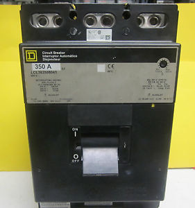 SQUARE D CIRCUIT BREAKER LCL363508041 350 AMP 3 POLE ......WC-17