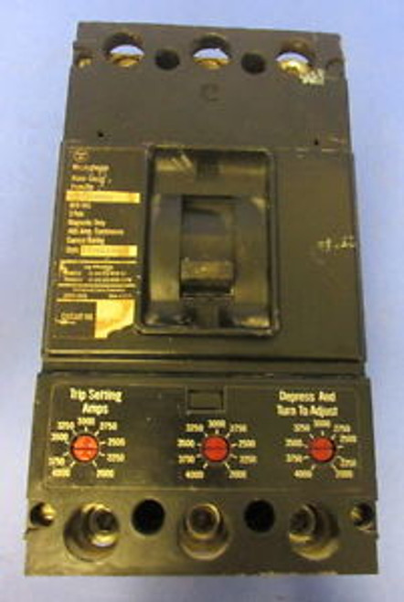 WESTINGHOUSE 600VAC 3POLE 400A CIRCUIT BREAKER MCP534000C / 673B019G21