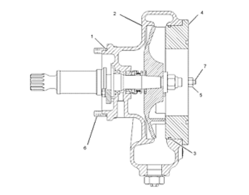 2W9725 - Caterpillar Water Pump Ca2W9725