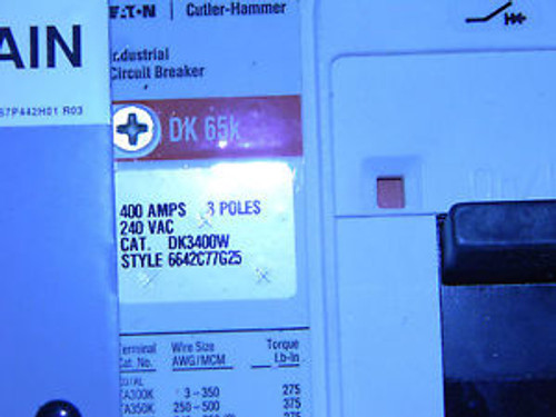 Cutler Hammer 400 Amp main breaker