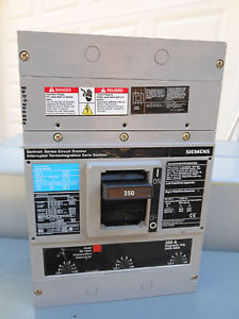 Siemens JXD63B350 3p 350a 600v JXD6-A  panel board circuit breaker 1yr warranty