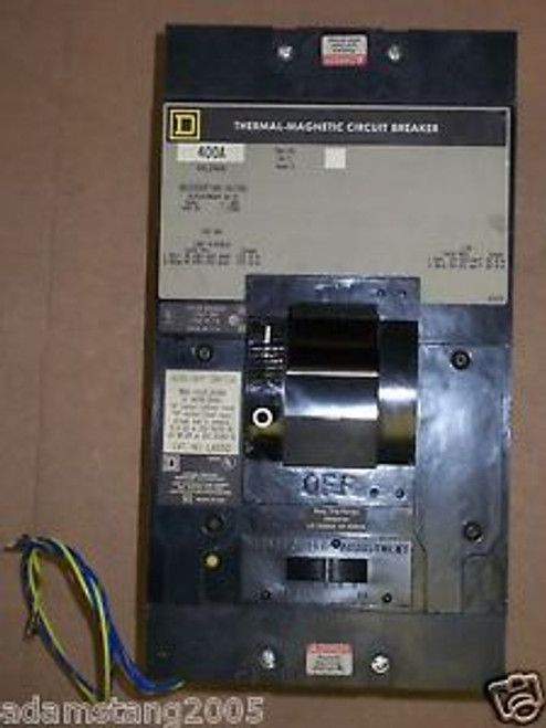 Square D Q4L Q4L2400 2 Pole 400 amp Auxiliary Switch Circuit Breaker