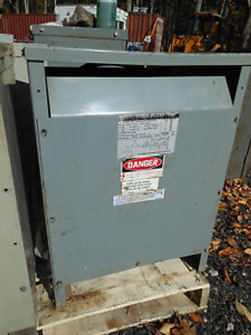 Square D sorgel 3ph 15kva 15T6H electrical Transformer 480 - 240 1year Warranty
