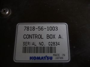Komatsu 7818-56-1003 Control Box Assembly
