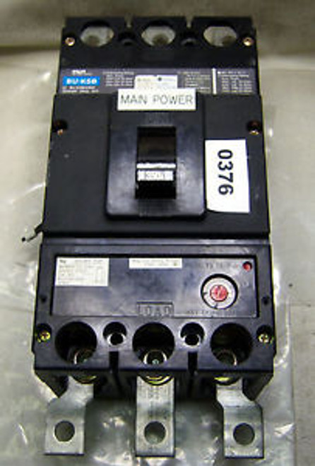 (0376) Fuji Circuit Breaker 350A BU-KSB3350 3P 600VAC