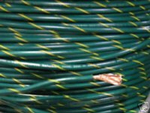 Mtw 16 Awg Gauge Green W/ Yellow Stripe Ground Wire 2500 Machine Tool Wire