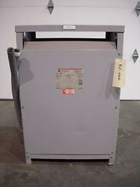 RV-1066 CUTLER-HAMMER 63KVA TRANSFORMER CAT NO: D63040. PRI: 480. SEC: 480. 3 PH