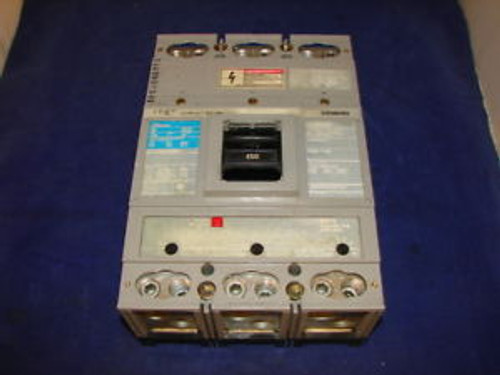 SIEMENS LXD63B450 CIRCUIT BREAKER LD 3PH 450A 600V 25KA I-T-E SENTRON XLNT