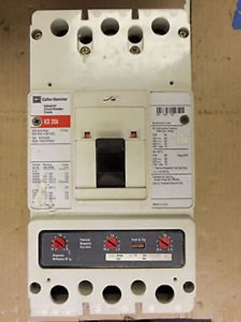 CUTLER HAMMER KD KD3400F 3 POLE 300 AMP TRIP CIRCUIT BREAKER kd3300