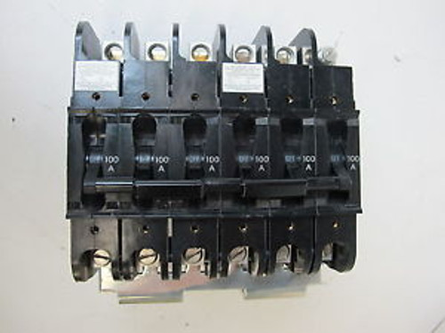 Heinemann Electric 100A 6 Pole Circuit Breaker CF6-Z28-1