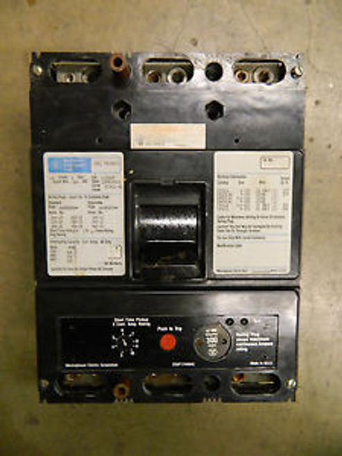 WESTINGHOUSE LC3400F 400A BREAKER W/ 300A 300 A AMP TRIP UNIT 600V VOLT 3P POLE