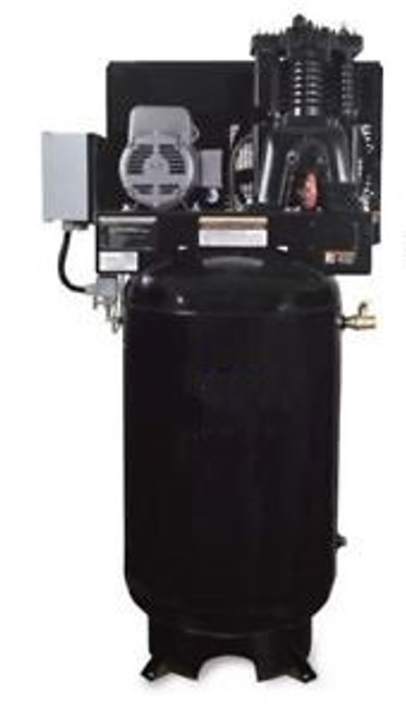 Vertical Industrial 80 Gallon Air Compressor Two Stage 7.5 Hp 230V 31.0A 1 Phase