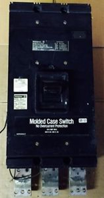 Circuit Breaker Westinghouse MA3800NW 800 Amp 3 Pole 600 VAC