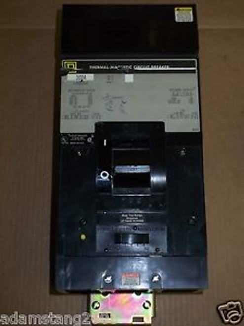 SQUARE D LA LA26300 2 POLE 300 AMP 600V CIRCUIT BREAKER LA26300AC Writing on Lbl