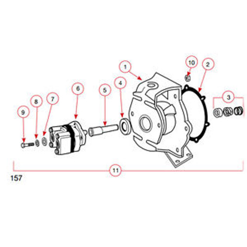 Banjo 18600Ss - Hydraulic Motor Adapter Assembly
