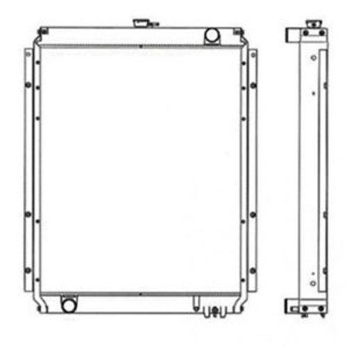Radiator Komatsu Pc250Lc-6 Pc220Lc-6 Pc200Lc-6 Pc200-6 Pc250-6 Pc220-6