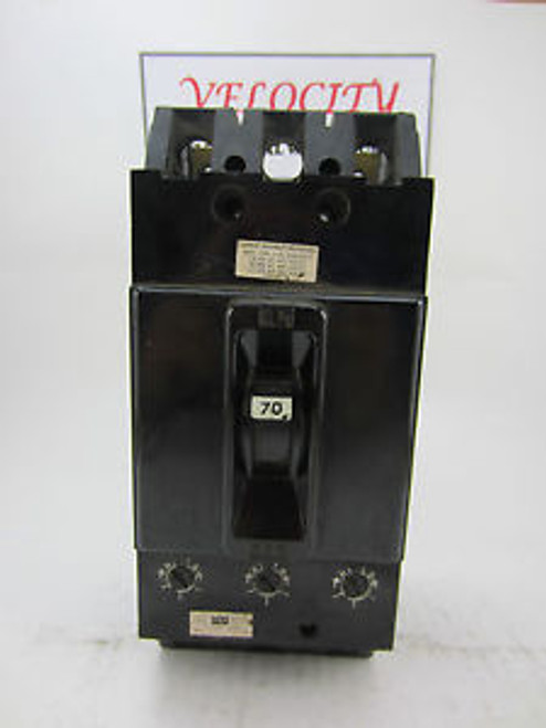 FEDERAL PACIFIC FPE NFJ621070 2 Pole 70 Amp 600 Volt Circuit Breaker