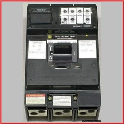 Square D LXL36250G2100 Circuit Breaker, 250 Amp, MicroLogic, Used