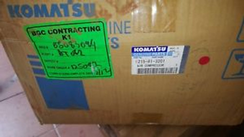 Genuine New Komatsu Compressor P/N 6215-81-3201 Sa12V140, Wa800, Wa900 Loader