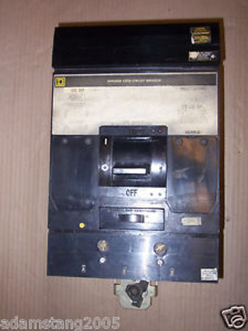 Square D MA MA36600 3 pole 600 amp circuit breaker gray faded label 3