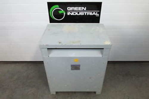 Used 45 KVA Dry Type Transformer HV 480 Delta LV 208 Y / 120 V48M28T45G