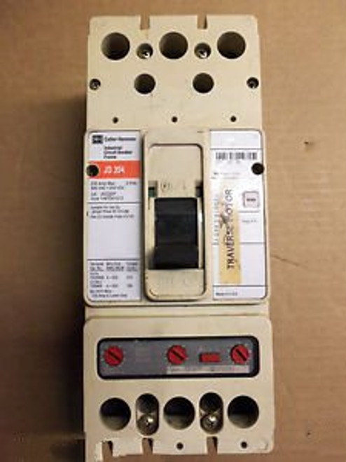 CUTLER HAMMER JD 35K JD3250F 3 pole 250 trip amp Circuit Breaker RED