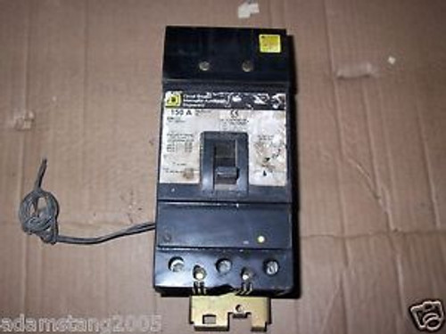 SQUARE D KA KA361501021 KA36150-1021 KA36150 SHUNT 3 POLE 150 AMP BREAKER WORN