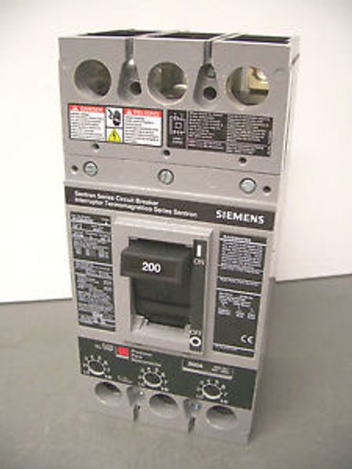 SIEMENS CIRCUIT BREAKER CATHFXD63B200 200A/600V/3POLE