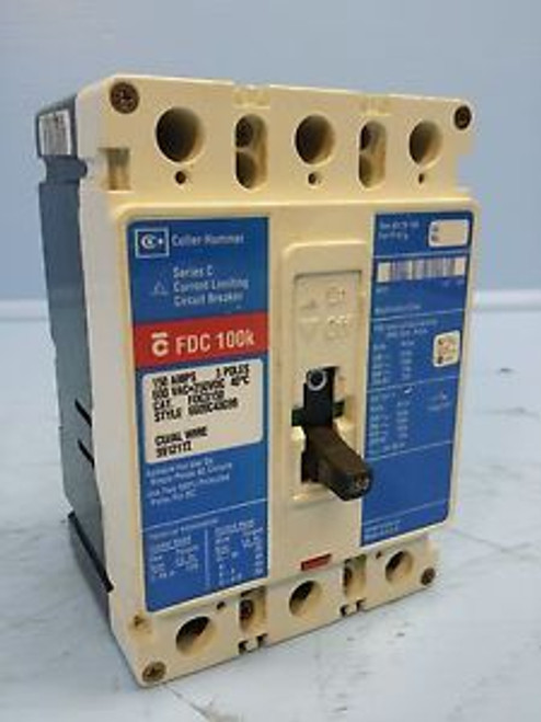 Cutler-Hammer FDC3150 150 Amp Breaker Glossy 150A 600V FDC FDC3150L Westinghouse