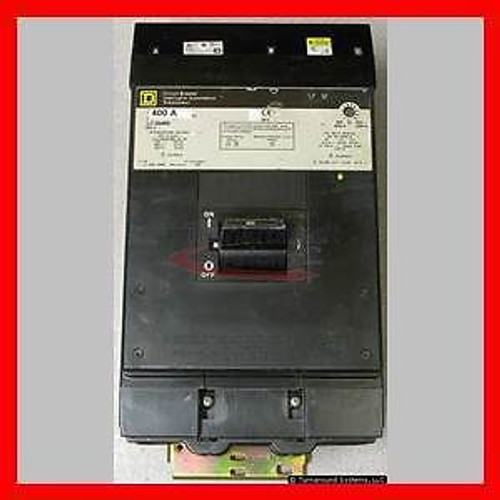 Square D LC36400-LG2 Circuit Breaker, 400 Amp, 600 Volt, 65 kAIR, I-Line, Used