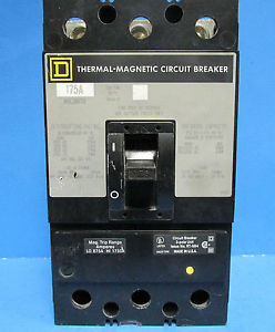 SQUARE D 3 POLE 175 AMP CIRCUIT BREAKER CAT No. KHL36175 .........  VC-112