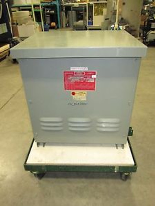 Dongan 63-4315 Three Phase Transformer 480VAC Delta Primary to 208/120VAC Wye