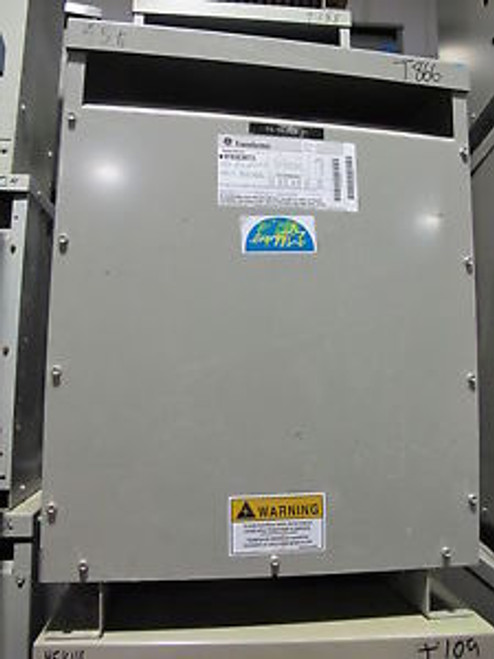 GE 45 KVA 480 X 120/208 Volt 3 Phase Transformer Copper - T866