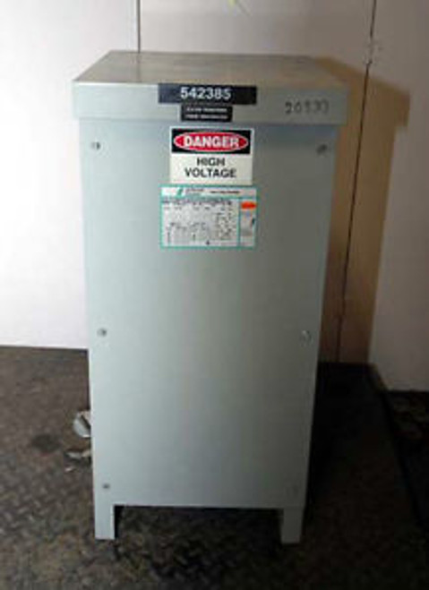 Jefferson Electric 37.5 KVA, 480/240, Transformer 20611upc, Inv 20937