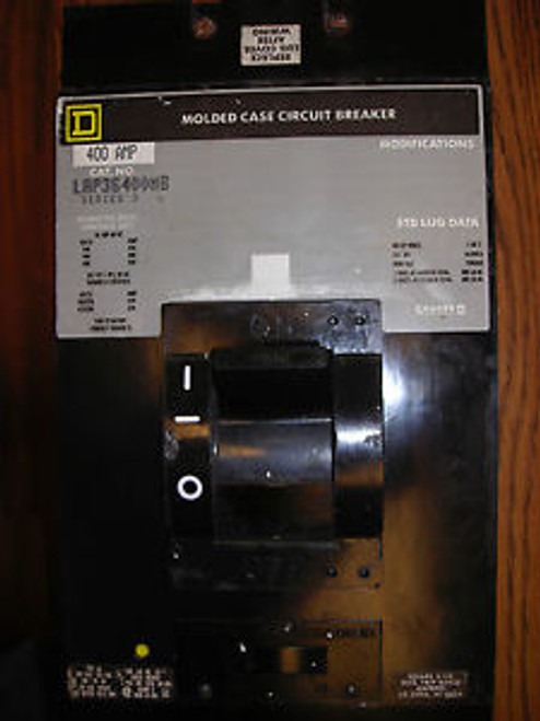 Square D LAP36400MB Molded Case Circuit Breaker Series 3