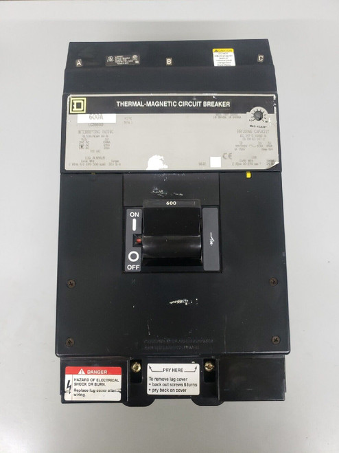 Square D Lc36600 3 Pole 600 Amp Circuit Breaker