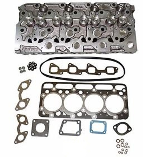 New Kubota V2003 Complete Diesel Cylinder Head &  Upper Gasket Set